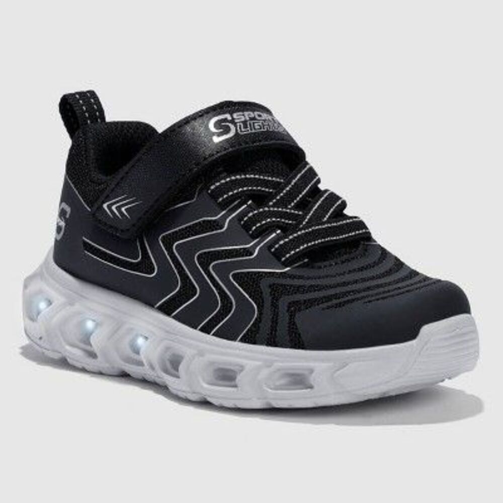 Open Box - S SPORT BY SKECHERS -  Toddler Jarrod Snea Black